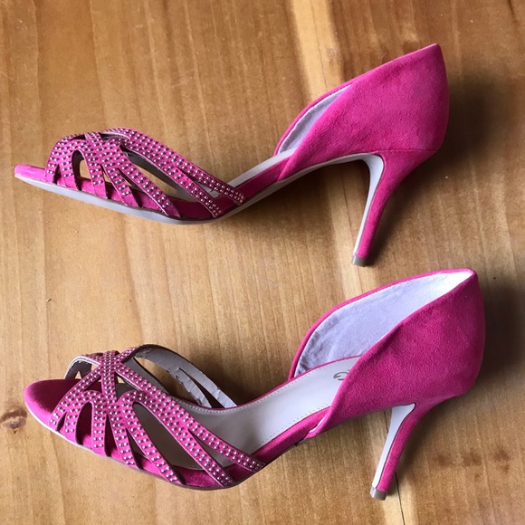 Pink open toe shoes - Picture 4 of 8